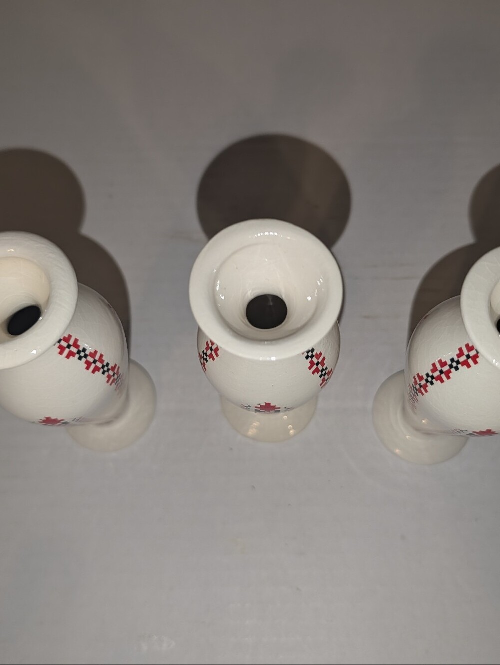 3 Vintage Beautiful Byd Vases Ukrainian Art Fantasy Hand Painted Original box - Picture 12 of 12